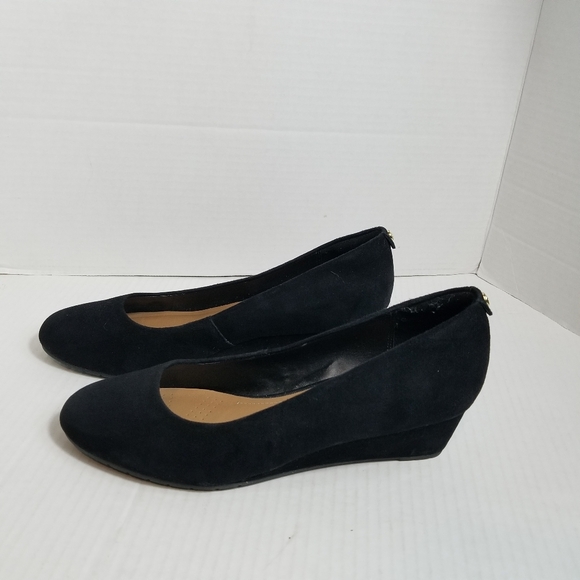 CLARKS ARTISAN WOMEN'S BLACK WEDGES SIZE 8.5 - Picture 4 of 15